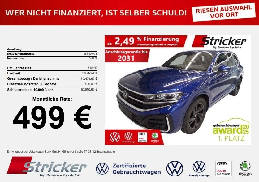 VW Touareg 7.054 km 66.949 &euro; Detmold 32760