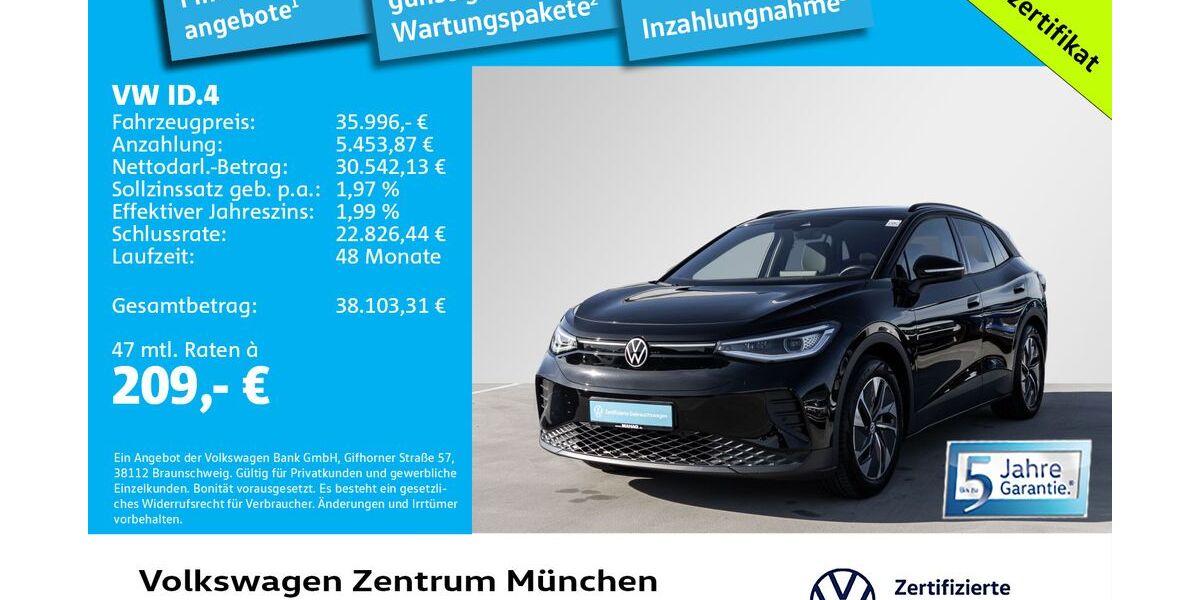 VW ID.4 12.894 km 35.996 &euro; München 80687