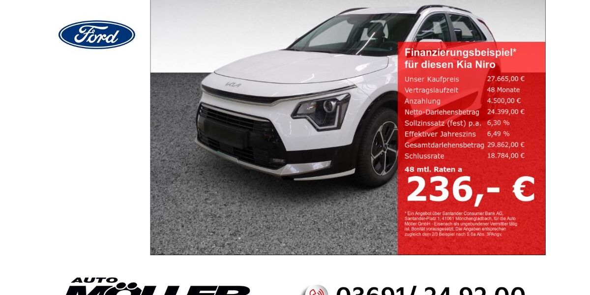 Kia Niro 19.670 km 27.665 &euro; Eisenach 99817