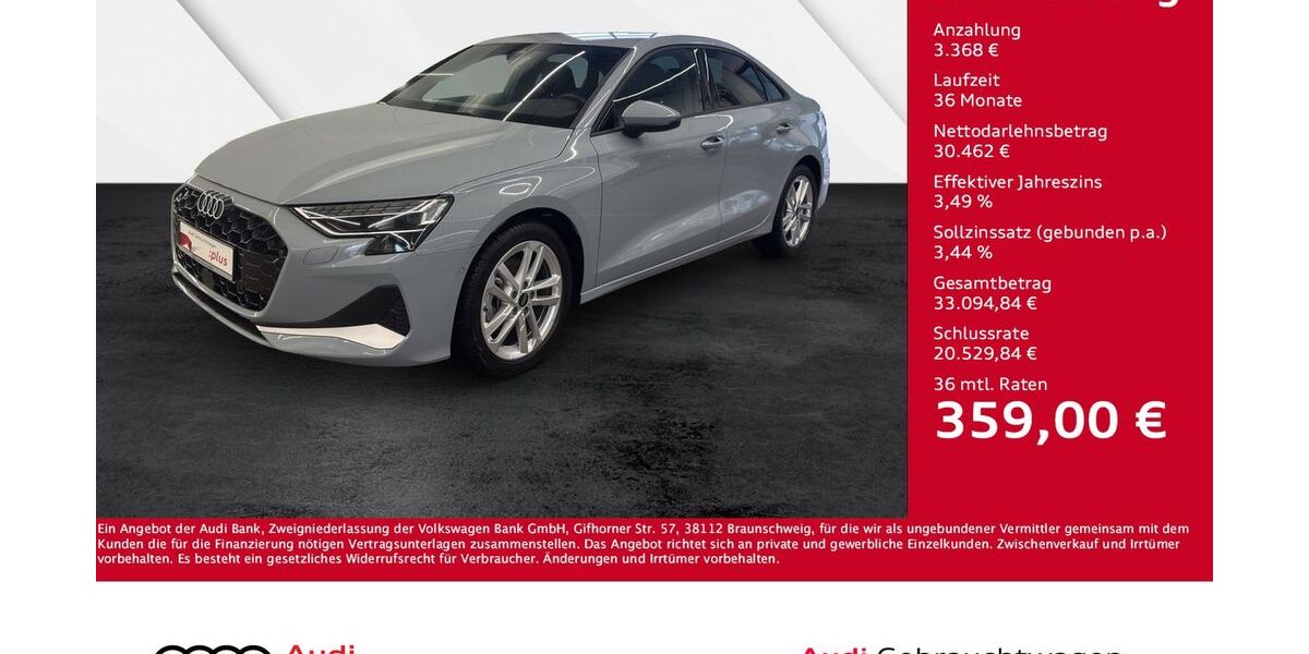 Audi A3 8.863 km 33.830 &euro; Giessen 35394