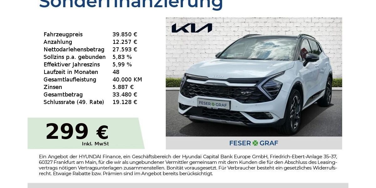 Kia Sportage 11.862 km 39.850 &euro; Roth 91154