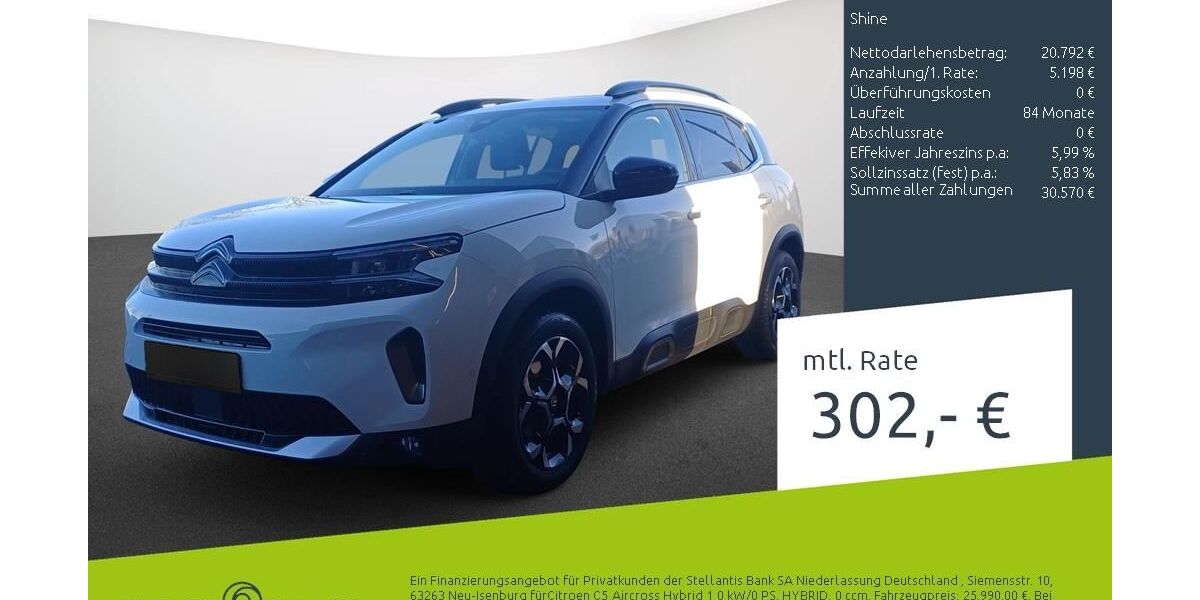 Citroen C5 Aircross 22.906 km 25.990 &euro; Dülmen 48249