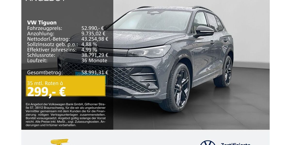 VW Tiguan 4.999 km 51.790 &euro; Dorsten 46282