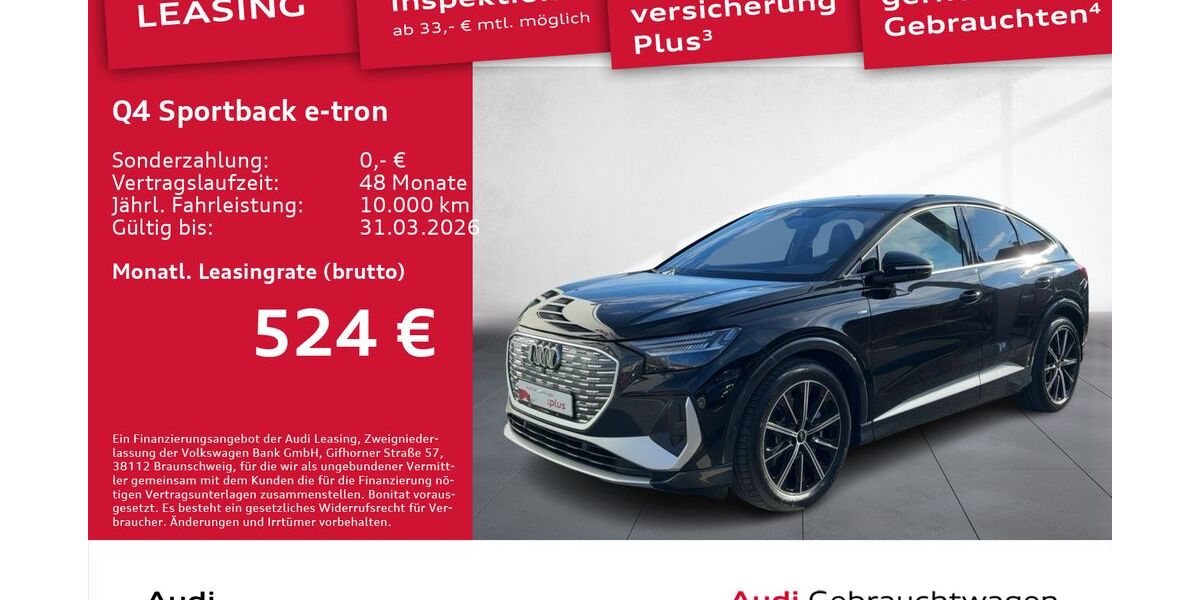 Audi Q4 e-tron 2.377 km 54.490 &euro; Dresden 01067