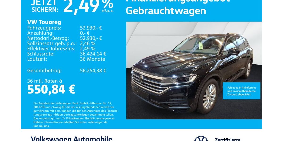 VW Touareg 25.715 km 53.330 &euro; Stuttgart-Wangen 70188
