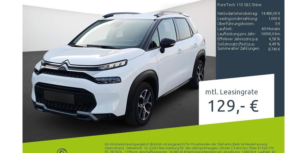 Citroen C3 Aircross 22.007 km 14.480 &euro; Borken 46325
