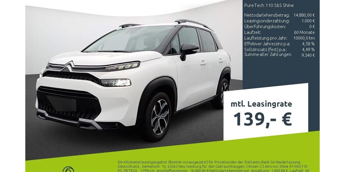 Citroen C3 Aircross 20.839 km 13.279 &euro; Borken 46325