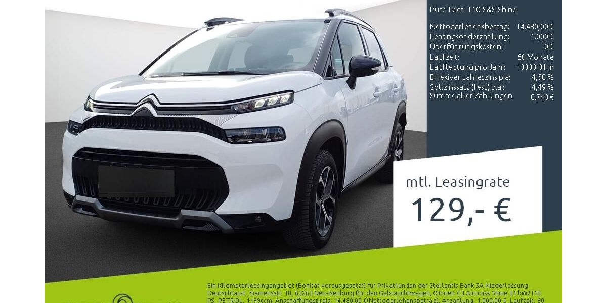 Citroen C3 Aircross 17.478 km 14.480 &euro; Borken 46325