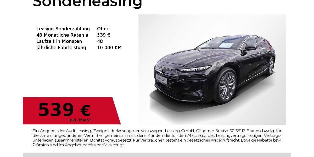 Audi A6 e-tron 7.434 km 55.990 &euro; Erlangen 91058