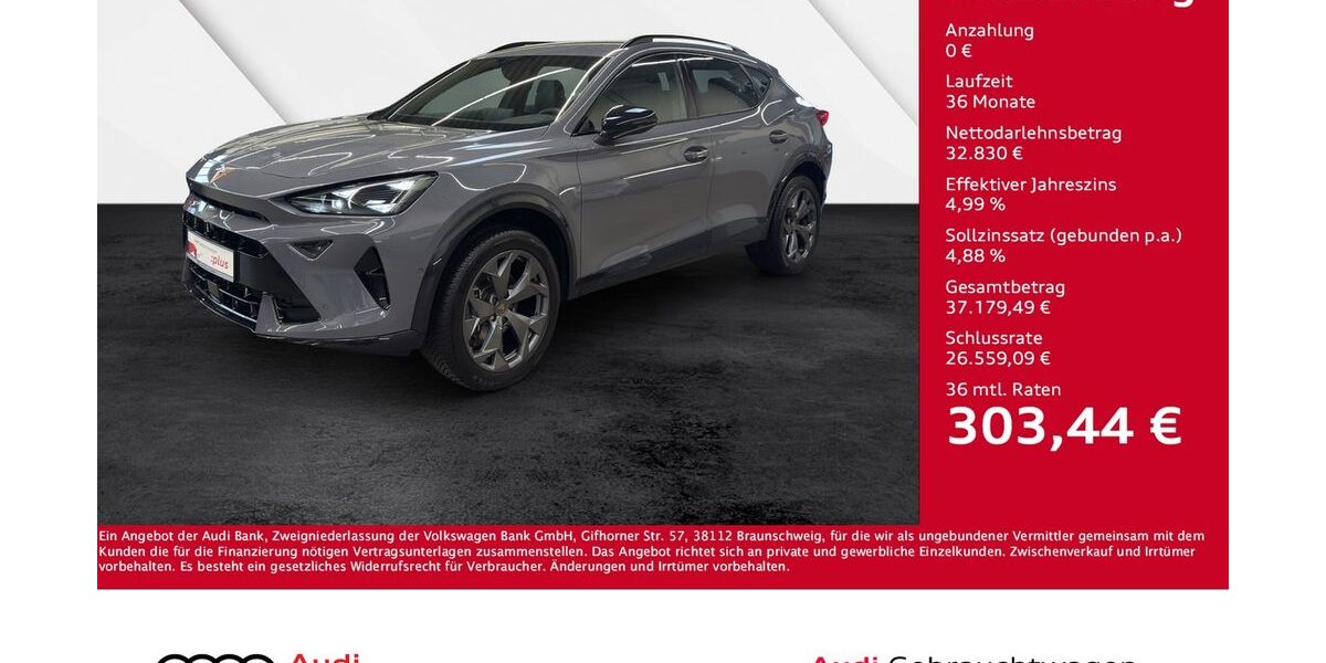 Cupra Formentor 20.150 km 32.830 &euro; Giessen 35394