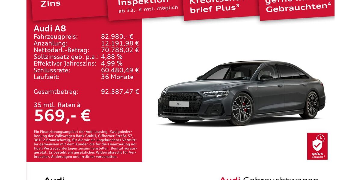 Audi A8 58.548 km 78.490 &euro; Dresden 01169