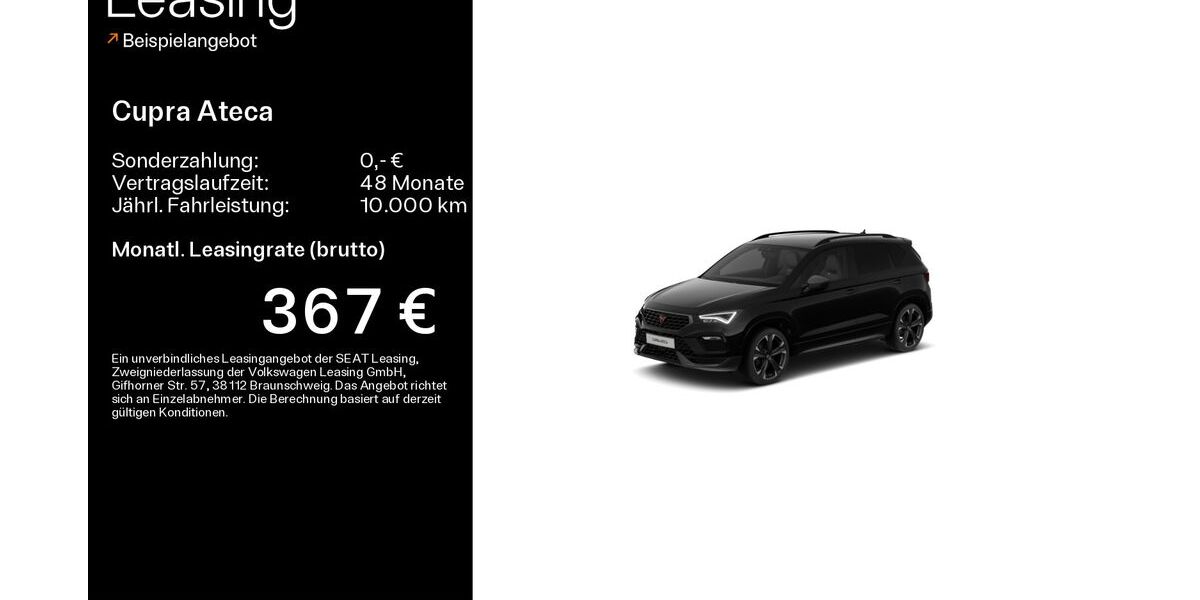 Cupra Ateca 27.540 km 35.990 &euro; Lichtenfels 96215