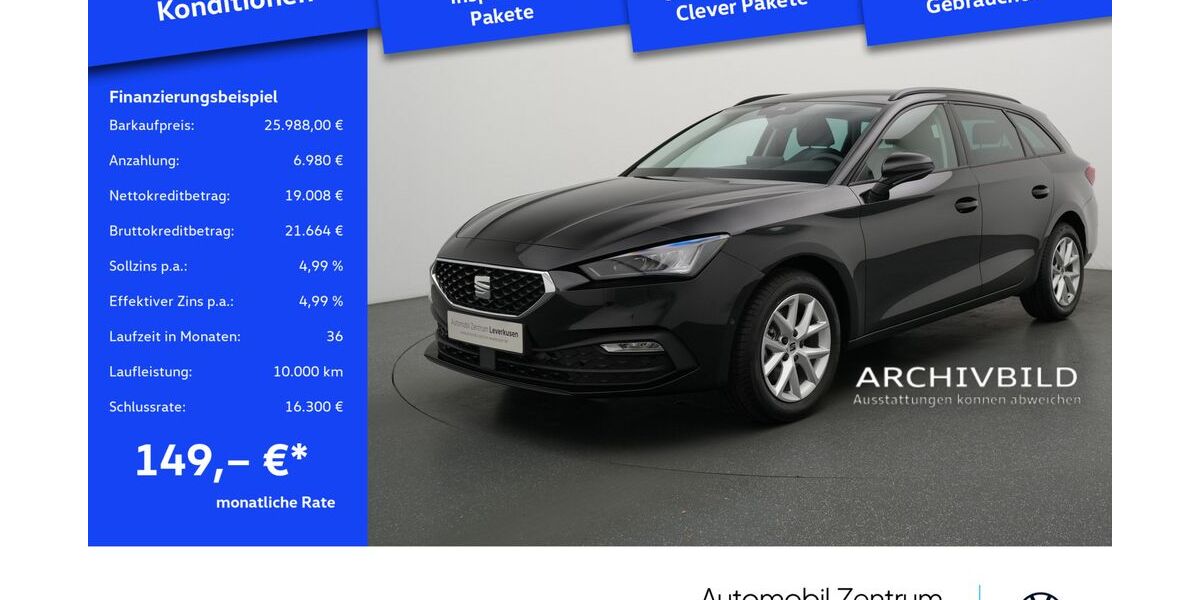 Seat Leon 23.021 km 25.988 &euro; Leverkusen 51379