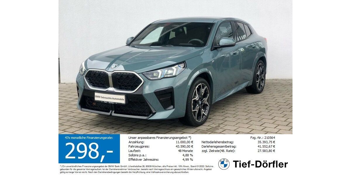 BMW X2 4.883 km 39.599 &euro; Marktsteft 97342
