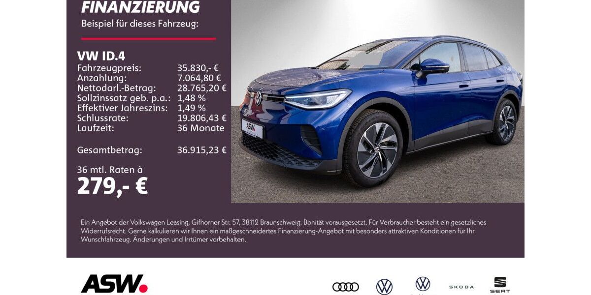 VW ID.4 7.900 km 34.790 &euro; Weinsberg 74189