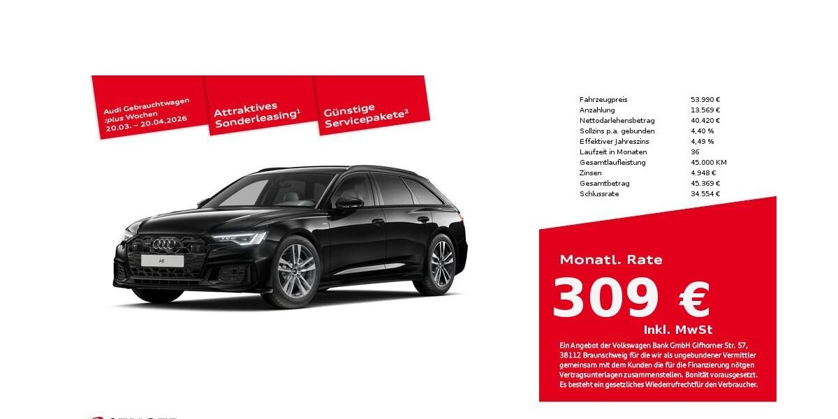 Audi A6 30.465 km 53.990 &euro; Bielefeld 33609