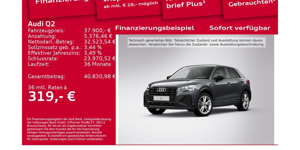 Audi Q2 8.550 km 37.200 &euro; Berlin 10587