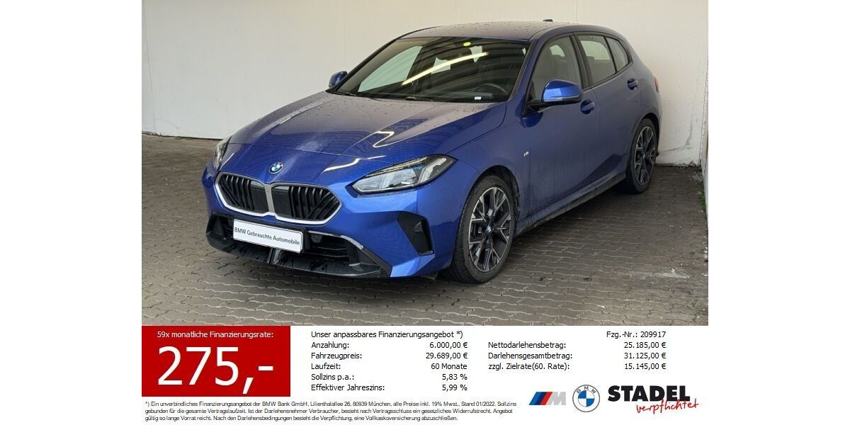 BMW 120 14.628 km 29.389 &euro; Heilbronn 74074