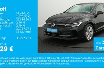 VW Golf 10.500 km 30.910 &euro; Gersthofen 86368
