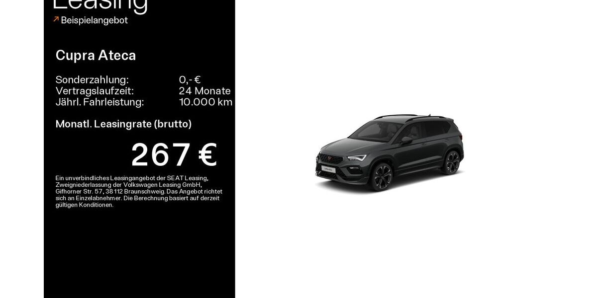 Cupra Ateca 21.883 km 35.490 &euro; Haßfurt 97437