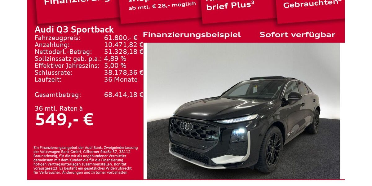 Audi Q3 6.001 km 61.800 &euro; Berlin 12489